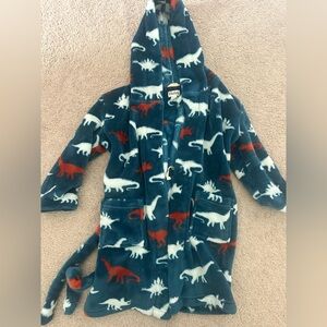 Hatley Hooded Kids Pajama Robe  Dinosaur Print